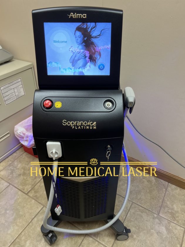 Alma Soprano Ice PLATINUM Laser Hair Removal For Sale, 3 Wavelength Hair Removal – Diode 810nm, Alex 755nm & Nd Yag 1064nm Hair Removal Laser