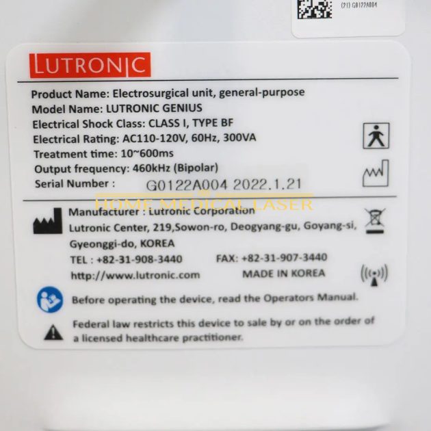 Lutronic Genius Intelligent Focused RF - Image 6